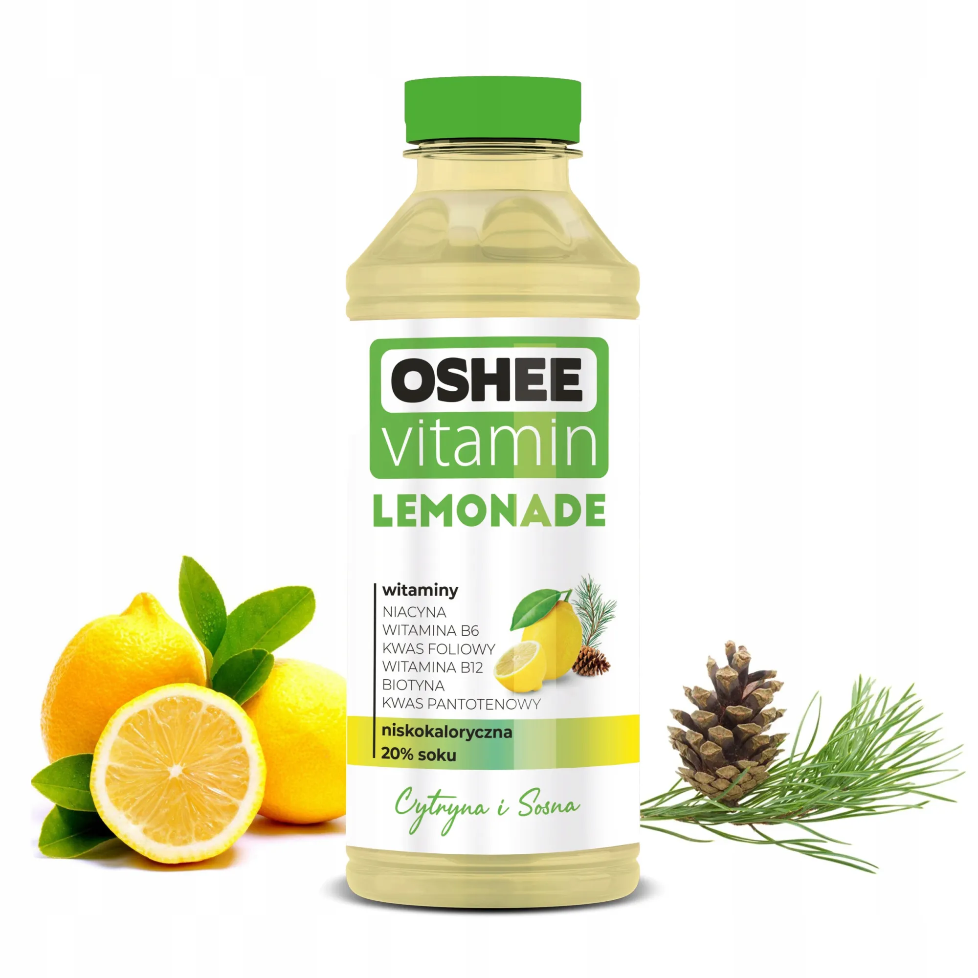 Напиток  OSHEE VITAMIN LEMONADE CYTRYNA-SOSNA 555 мл