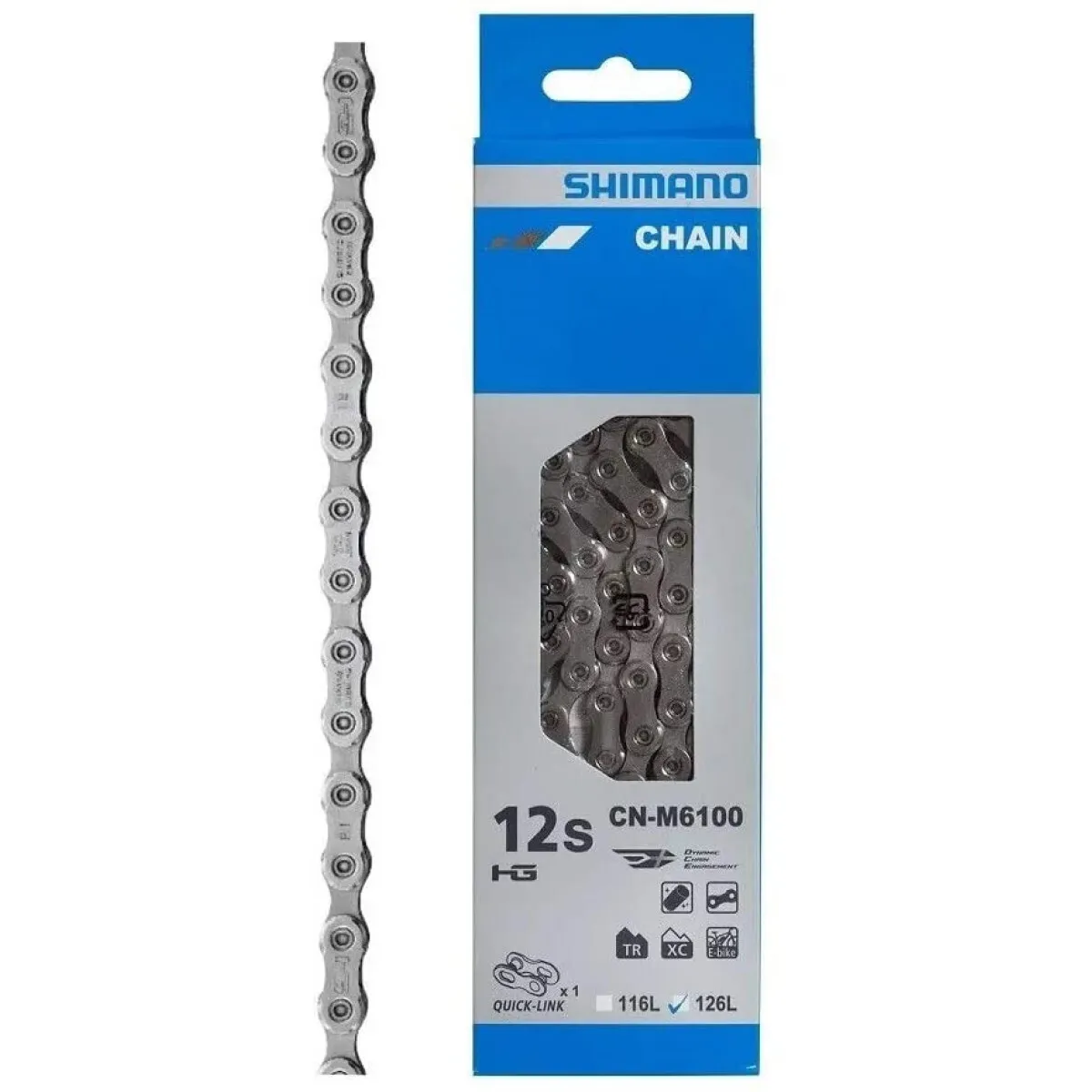 Цепь SHIMANO CHAIN XTR CN-M9100 126L 12s