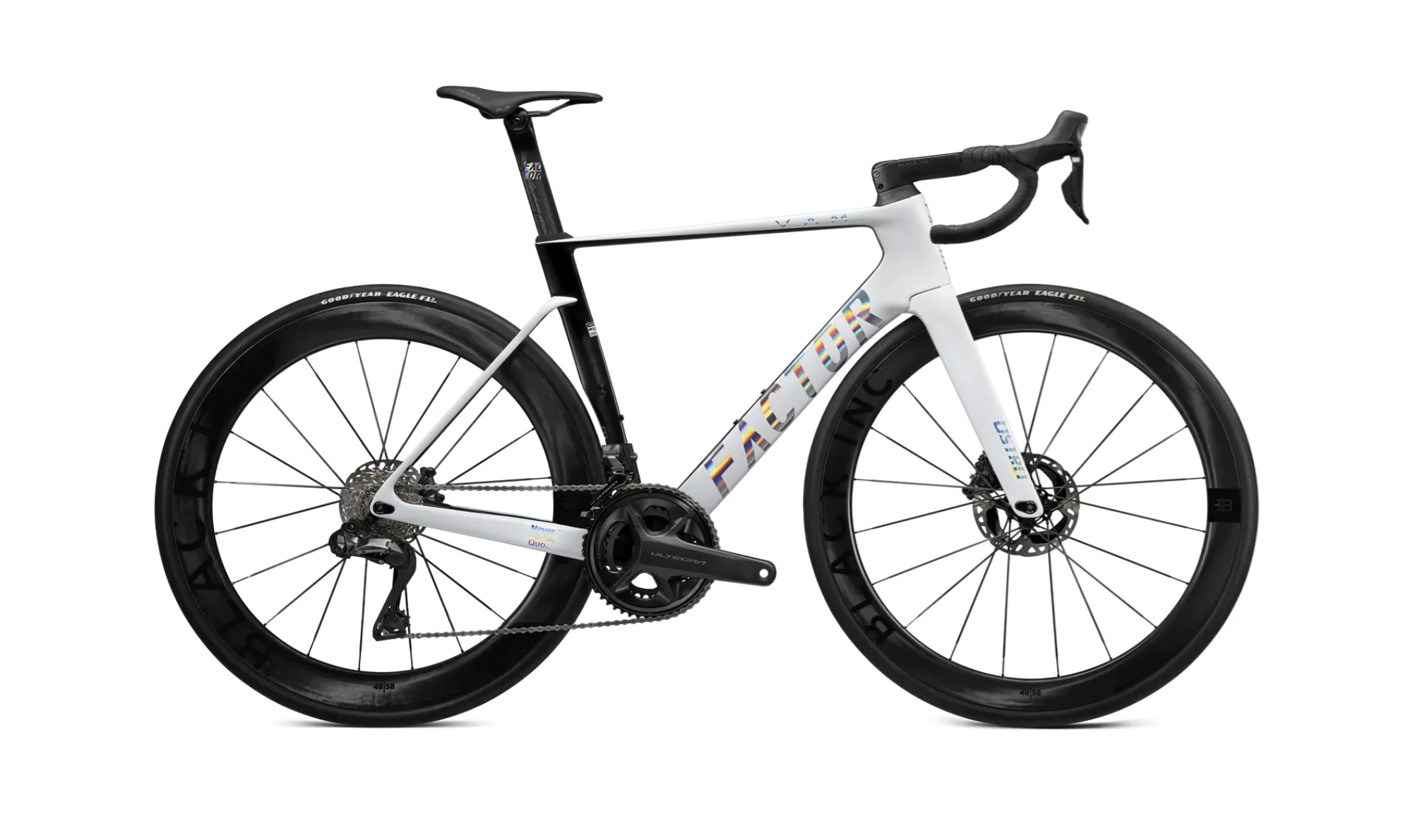 Велосипед FACTOR Ostro Vam 2.0 DISC, цвет Pearl-White Chrome, Dura Ace 12speed