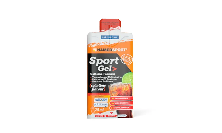 Энергетический гель NAMEDSPORT Sport Gel, кола - лайм, 25мл