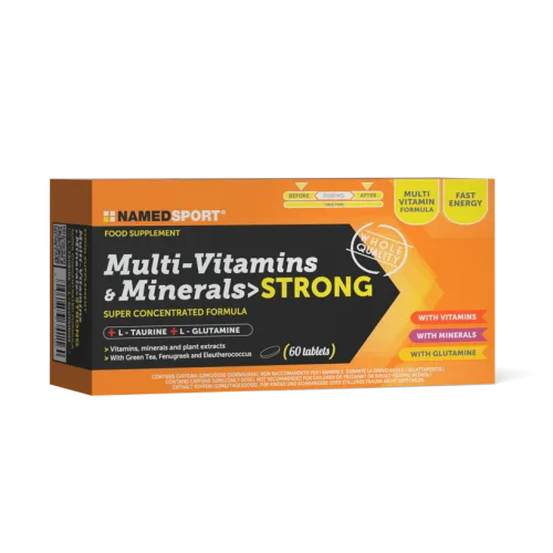 Multi-Vitamins&Minerals STRONG NAMEDSPORT, 60таб.